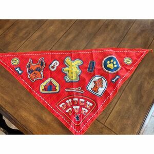 Dutch Bros Dutch Pup Dog Bandana National Dog Day Limited Edition Red